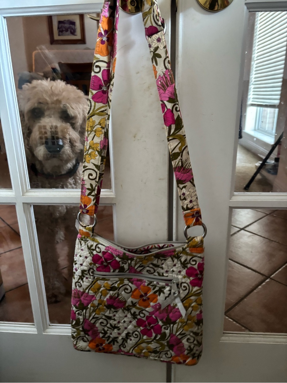 Vera Bradley Crossbody Bag - Pink & Orange